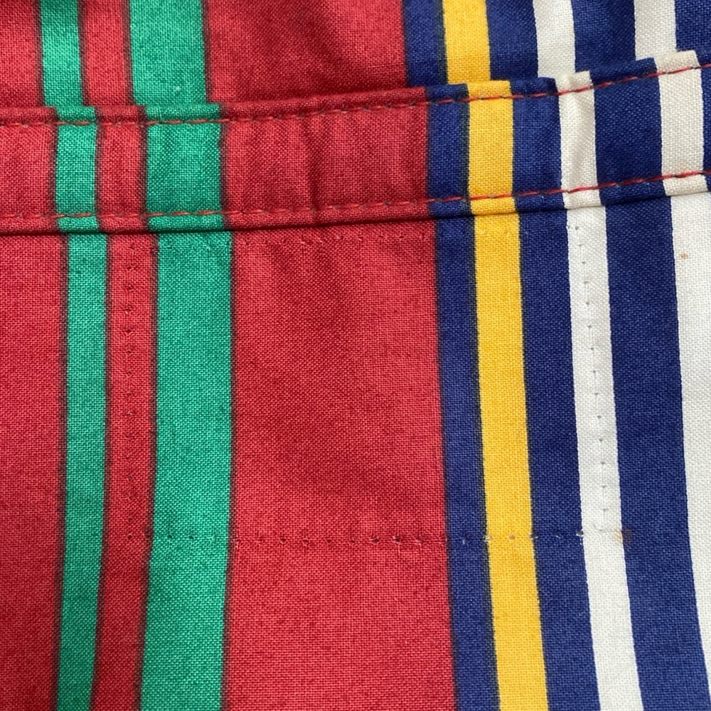 Vintage Rare 90s Rainbow Stripe Polo Ralph Lauren yacht club toiletry bag - Picture 7 of 7